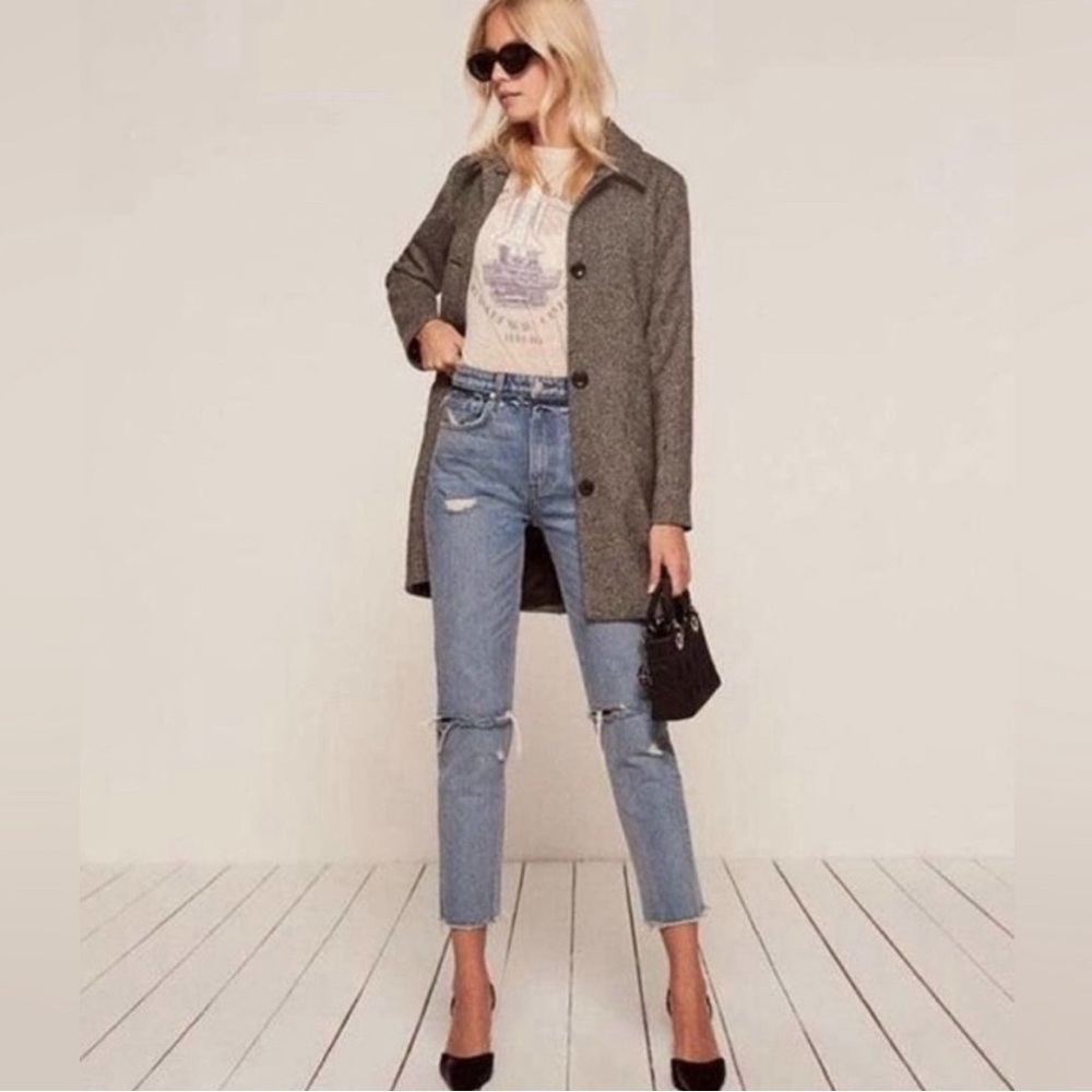 Reformation Julia distressed high cigarette Jean in Savu